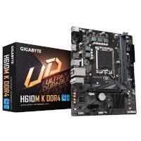 GIGABYTE H610M-K DDR4 HDMI PCIe 16X v4.0 1700p mATX 